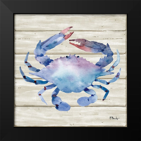 Crab Deck III Black Modern Wood Framed Art Print by Brent, Paul