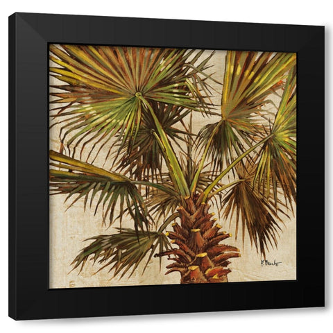 Woodside Palms I Black Modern Wood Framed Art Print by Brent, Paul