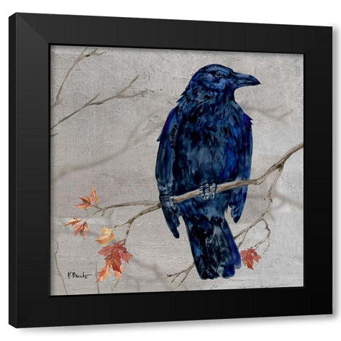 Crowing Woods III Black Modern Wood Framed Art Print by Brent, Paul