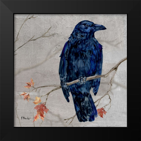 Crowing Woods III Black Modern Wood Framed Art Print by Brent, Paul