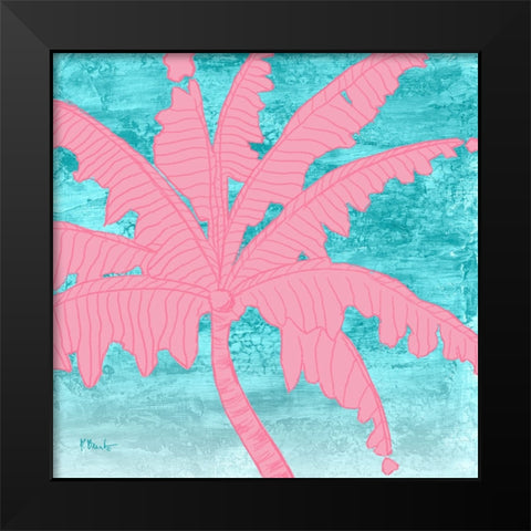 Sketched Palm I Black Modern Wood Framed Art Print by Brent, Paul