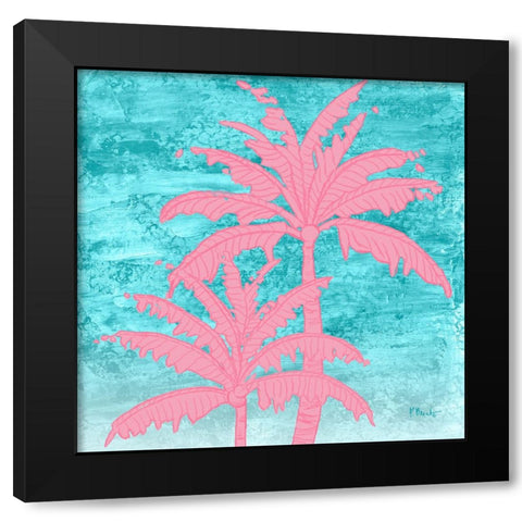 Sketched Palm II Black Modern Wood Framed Art Print by Brent, Paul