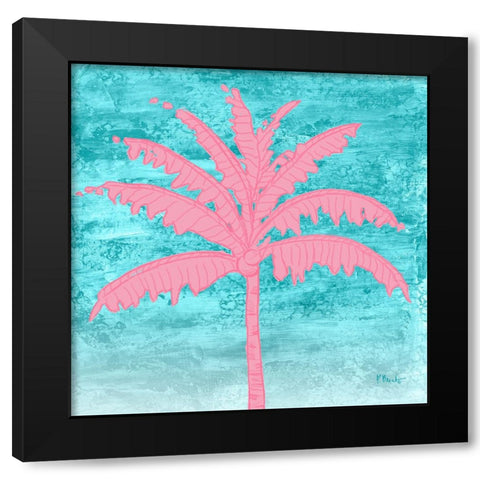 Sketched Palm IV Black Modern Wood Framed Art Print with Double Matting by Brent, Paul