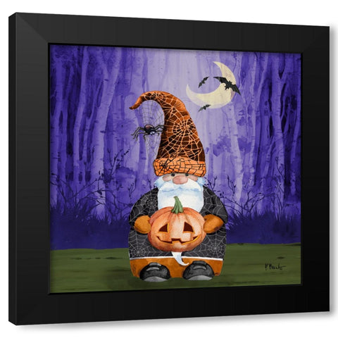 Spooky Forest Gnome II Black Modern Wood Framed Art Print with Double Matting by Brent, Paul