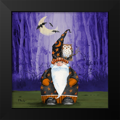 Spooky Forest Gnome III Black Modern Wood Framed Art Print by Brent, Paul