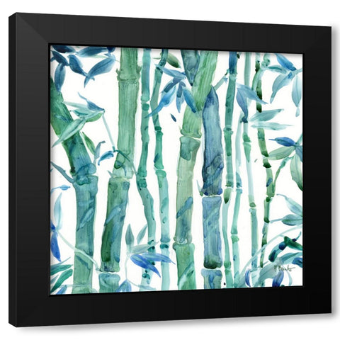 Bamboo Grove IV Black Modern Wood Framed Art Print by Brent, Paul