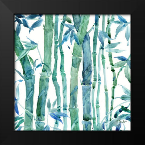 Bamboo Grove IV Black Modern Wood Framed Art Print by Brent, Paul