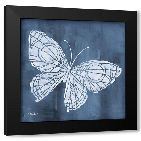 Garden Flight I Black Modern Wood Framed Art Print with Double Matting by Brent, Paul