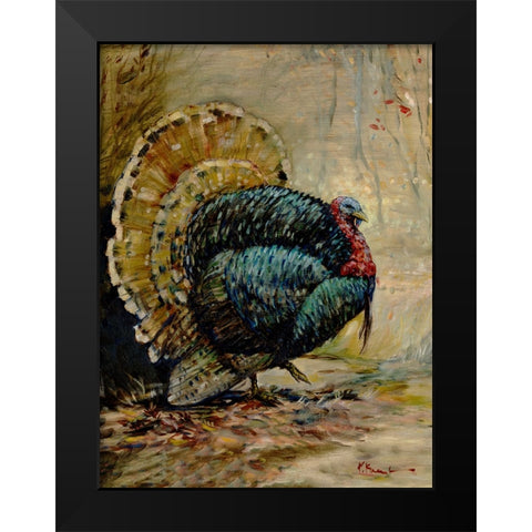 Gleaning Autumn - Turkey Vertical I Black Modern Wood Framed Art Print by Brent, Paul