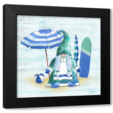 Coastal Gnome III Black Modern Wood Framed Art Print with Double Matting by Brent, Paul