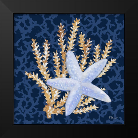 Jetty Shells I Black Modern Wood Framed Art Print by Brent, Paul