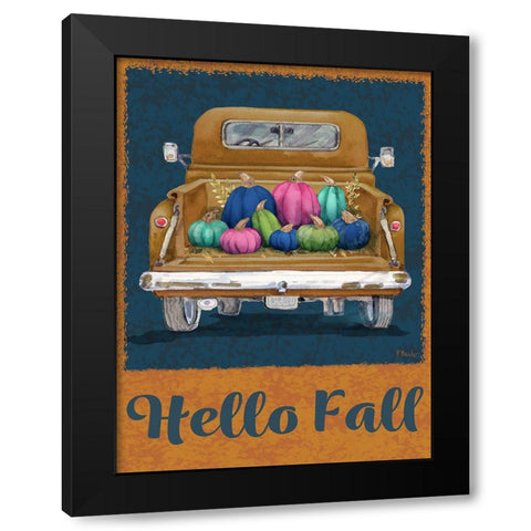 Jeweled Bounty Vertical II Black Modern Wood Framed Art Print by Brent, Paul