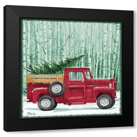 Holiday Drifter I Black Modern Wood Framed Art Print with Double Matting by Brent, Paul