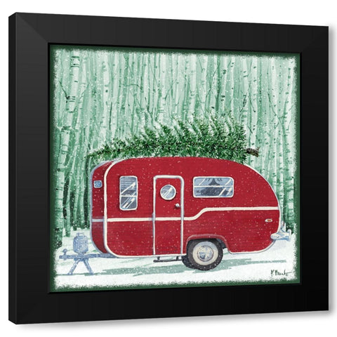 Holiday Drifter II Black Modern Wood Framed Art Print with Double Matting by Brent, Paul