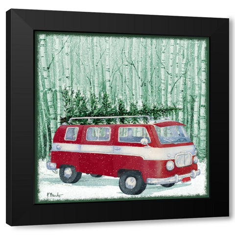 Holiday Drifter III Black Modern Wood Framed Art Print with Double Matting by Brent, Paul