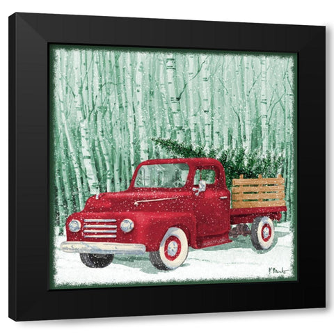 Holiday Drifter VI Black Modern Wood Framed Art Print with Double Matting by Brent, Paul