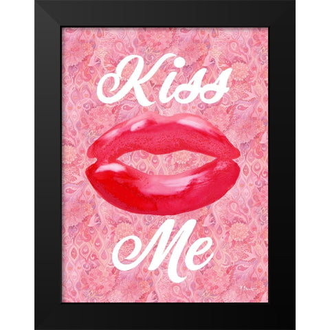 Lovers Day Vertical VI Black Modern Wood Framed Art Print by Brent, Paul