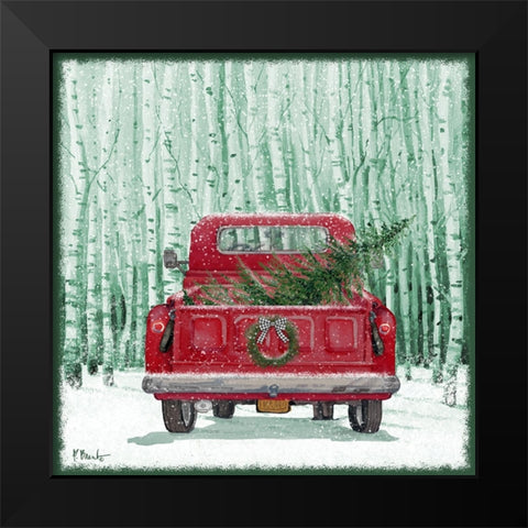 Holiday Drifter XI Black Modern Wood Framed Art Print by Brent, Paul