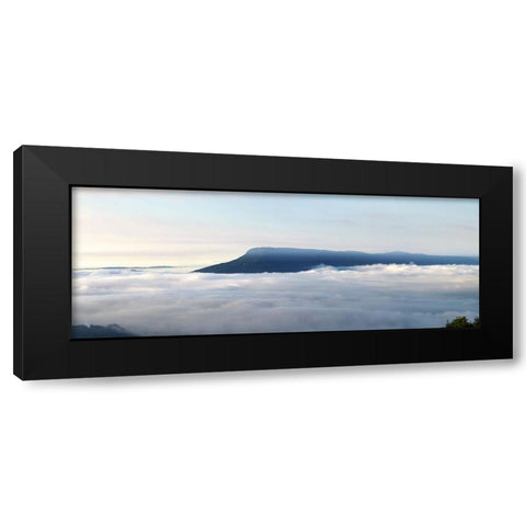Above The Clouds Pano Black Modern Wood Framed Art Print with Double Matting by Lee, Rachel
