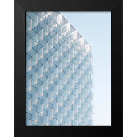 Abstract 10 Black Modern Wood Framed Art Print by Lee, Rachel