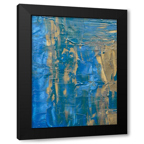 Abstract 50 Black Modern Wood Framed Art Print by Lee, Rachel