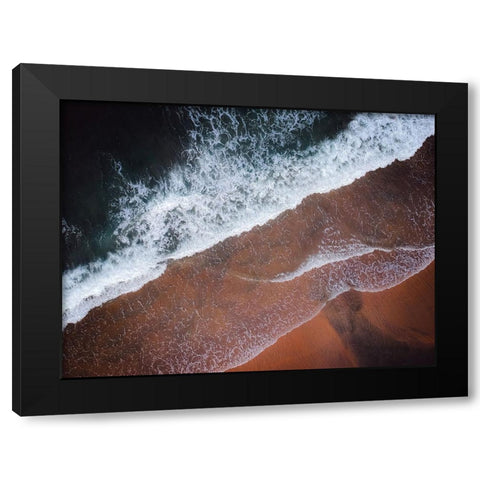 Aerial 10 Black Modern Wood Framed Art Print by Lee, Rachel