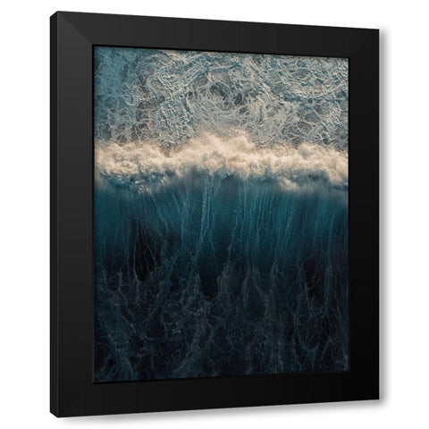 Aerial 18 Black Modern Wood Framed Art Print with Double Matting by Lee, Rachel