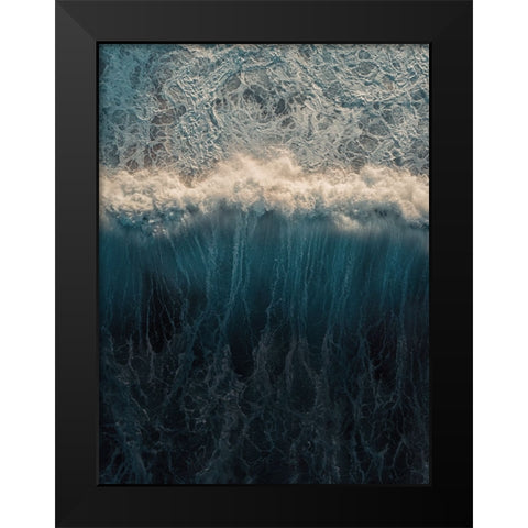 Aerial 18 Black Modern Wood Framed Art Print by Lee, Rachel