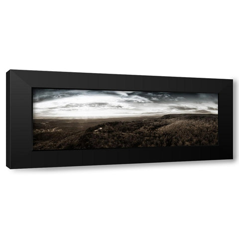 Aerial 5 Black Modern Wood Framed Art Print with Double Matting by Lee, Rachel