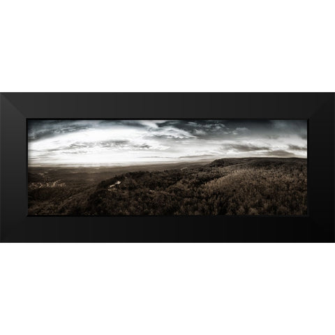 Aerial 5 Black Modern Wood Framed Art Print by Lee, Rachel