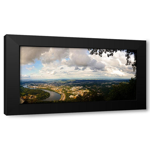 Afternoon Cruise Black Modern Wood Framed Art Print with Double Matting by Lee, Rachel