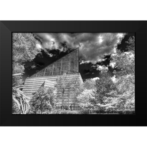 Aquarium 2 HDR BW Black Modern Wood Framed Art Print by Lee, Rachel