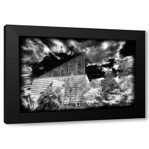 Aquarium 2 HDR BW Holga Black Modern Wood Framed Art Print by Lee, Rachel