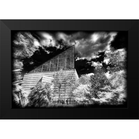 Aquarium 2 HDR BW Holga Black Modern Wood Framed Art Print by Lee, Rachel