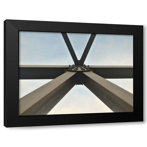 Architectural 2 Black Modern Wood Framed Art Print by Lee, Rachel