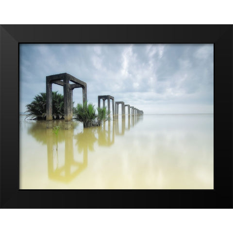 Architectural 4 Black Modern Wood Framed Art Print by Lee, Rachel