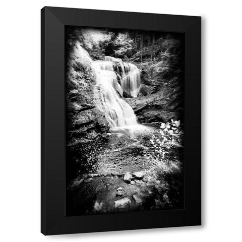 Bald River Falls Holga Black Modern Wood Framed Art Print by Lee, Rachel