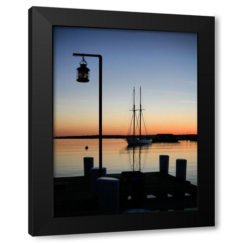 Beach 10 Black Modern Wood Framed Art Print with Double Matting by Lee, Rachel