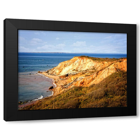 Beach 19 Black Modern Wood Framed Art Print with Double Matting by Lee, Rachel