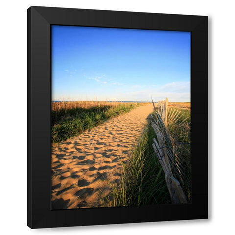 Beach 20 Black Modern Wood Framed Art Print by Lee, Rachel
