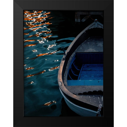 Boat 3 Black Modern Wood Framed Art Print by Lee, Rachel