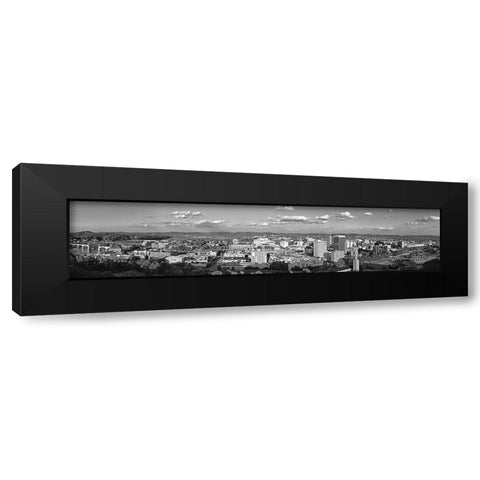 Cameron Hill View BW Black Modern Wood Framed Art Print by Lee, Rachel