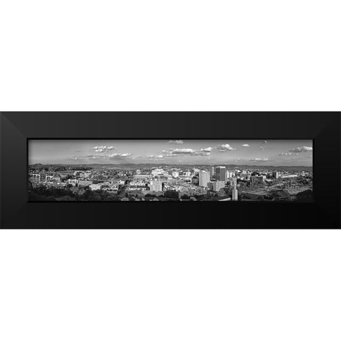 Cameron Hill View BW Black Modern Wood Framed Art Print by Lee, Rachel