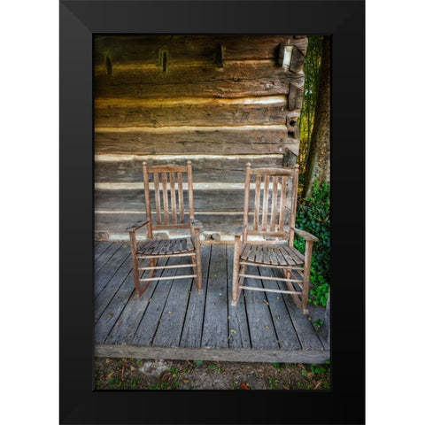 Chickamauga 22 Black Modern Wood Framed Art Print by Lee, Rachel