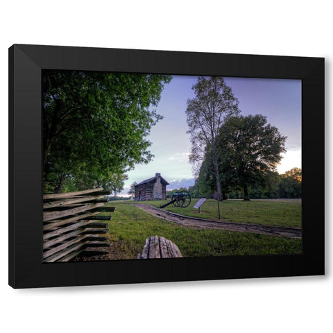 Chickamauga 4 Black Modern Wood Framed Art Print with Double Matting by Lee, Rachel
