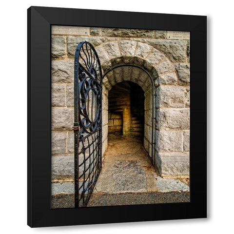 Chickamauga 9 Black Modern Wood Framed Art Print by Lee, Rachel