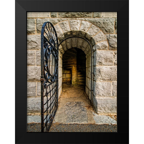 Chickamauga 9 Black Modern Wood Framed Art Print by Lee, Rachel