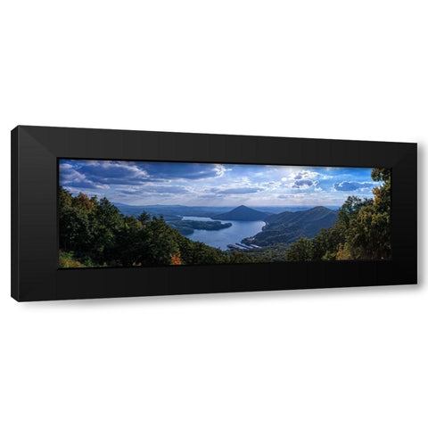 Chilhowee Mountain Pano Black Modern Wood Framed Art Print by Lee, Rachel