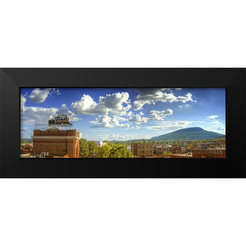 Choo Choo to Lookout Pano Black Modern Wood Framed Art Print by Lee, Rachel