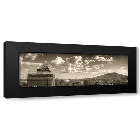 Choo Choo to Lookout Pano Sepia Black Modern Wood Framed Art Print by Lee, Rachel